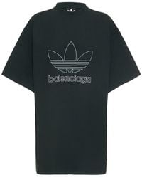 Balenciaga - Adidas オーバーサイズコットンtシャツ - Lyst