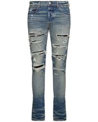 Amiri - Sequin Thrasher Cotton Stretch Jeans - Lyst