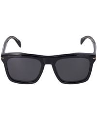 David Beckham - Db Squared Acetate Clip-on Sunglasses - Lyst