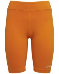 Nike Shorts De Ciclismo De Algodón - Naranja