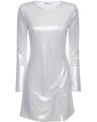 Reformation - Minikleid Aus Stretch-strick "roxbury" - Lyst