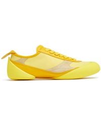McQueen - Flexion Leather Sneakers - Lyst