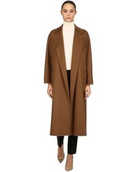 Max Mara Kaschmirmantel Mit Gürtel "labbro" - Braun