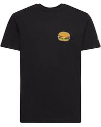 KTZ - Hamburger Printed Cotton T-Shirt - Lyst