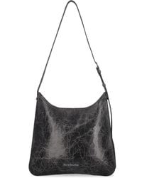 Acne Studios - Platt Wrinkled Leather Shoulder Bag - Lyst