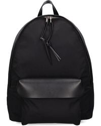 Jil Sander - Nylon & Leather Backpack - Lyst