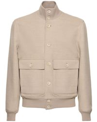 Brunello Cucinelli - Jacke Aus Wolle - Lyst