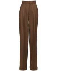 DSquared² Брюки Из Шерстяного Твида - Коричневый