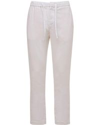 Frescobol Carioca - Pantalon chino en lin et coton oscar - Lyst