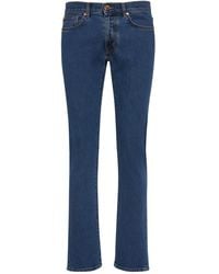 Versace - Jeans in denim di cotone stretch - Lyst