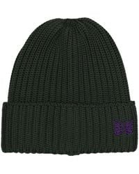Needles - Logo Wool Knit Hat - Lyst