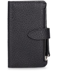 Maison Margiela - Grainy Leather Zipped Card Holder - Lyst