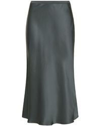 Anine Bing - Bar Silk Midi Skirt - Lyst