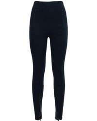Wardrobe NYC - Stretch Jersey Front Zip leggings - Lyst