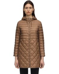 Max Mara Max Mara The Cube Hooded Down Coat - Brown