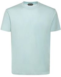Tom Ford - T-shirt Aus Lyocell & Baumwolle - Lyst