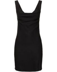 St. Agni - Minikleid Aus Baumwolle Und Leinen "monroe" - Lyst
