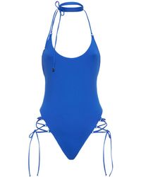 The Attico - Side-Ties One Piece Swimsuit - Lyst