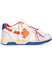 Off-White c/o Virgil Abloh - Out Of Office Stitched Leather Sneakers - Lyst