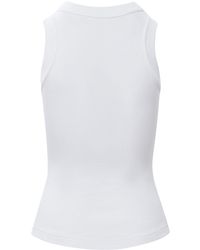 Brandon Maxwell - The Jane Ribbed Jersey Tank Top - Lyst
