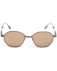 Zegna - Foldable Titanium Sunglasses - Lyst