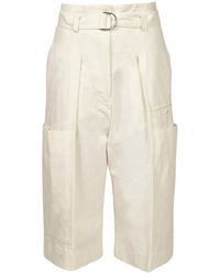 Femme Vêtements Shorts Shorts fluides/cargo Bermuda à poches cargo Chocoolate en coloris Gris 