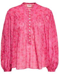 Isabel Marant - Salika Floral Cotton Buttoned Shirt - Lyst