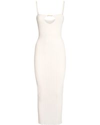 Jacquemus - La Robe Sierra Bretelles Knit Midi Dress - Lyst
