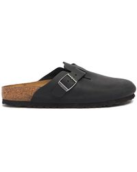 Birkenstock - Boston Waxy Leather Sandals - Lyst