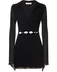 Machmach robe courte en viscose Synthétique Mach & Mach en coloris Noir Femme Vêtements Robes Robes courtes et mini 