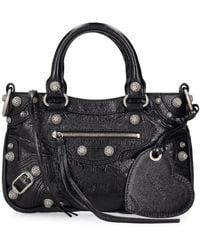 Balenciaga - Small Neo Cagole Leather Shoulder Bag - Lyst