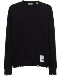 Maison Mihara Yasuhiro - Suéter de algodón - Lyst