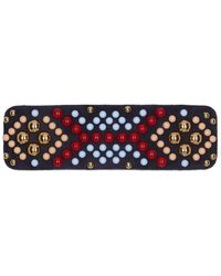 Etro - Embellished Leather Hair Clip - Lyst