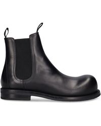 Martine Rose - Bulb-Toe Leather Chelsea Boots - Lyst