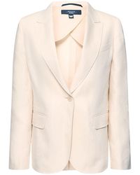 Weekend by Maxmara - Blazer Aus Leinencanvas "nalut" - Lyst