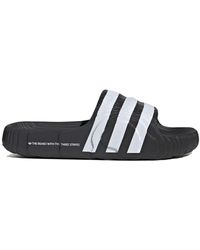 Furry hot sale adidas slides