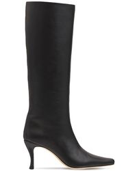 BY FAR - 80mm Stevie 42 Leather Tall Boots - Lyst