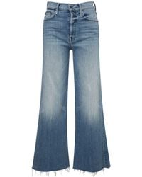 Mother Jeans Aus Denim "the Tomcat Roller" - Blau