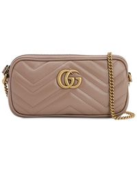 gucci gg marmont 2.0 matelassé leather shoulder bag