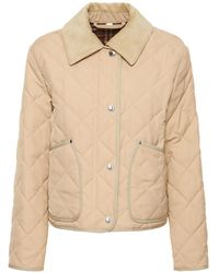 Burberry - Lanford Short Quilted Nylon Jacket - Lyst