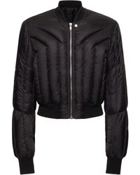 Rick Owens - Liner Cropped Down Bomber Jacket - Lyst
