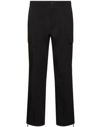 Moncler - Cargohose Aus Baumwollmischgabardine - Lyst