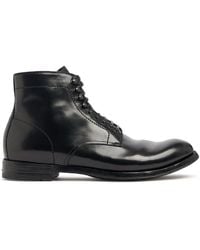 Officine Creative - Anatomia Leather Lace-Up Boots - Lyst
