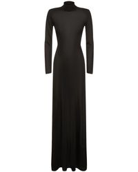 Tom Ford - Compact Slinky Viscose Long Dress - Lyst