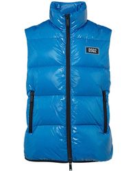 DSquared² - Shiny Ripstop Down Vest - Lyst