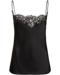 Stella McCartney - Kamisol Aus Spitze Und Satin "iconic" - Lyst