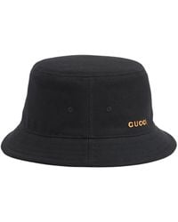 Gucci - Cotton bucket hat - Lyst