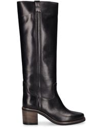 Isabel Marant - 50Mm Seenia Leather Tall Boots - Lyst