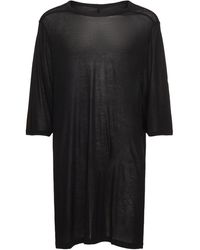 Rick Owens - Jumbo Ssビスコースブレンドtシャツ - Lyst