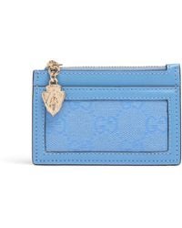 Gucci - Luce Leather & gg Canvas Wallet - Lyst
